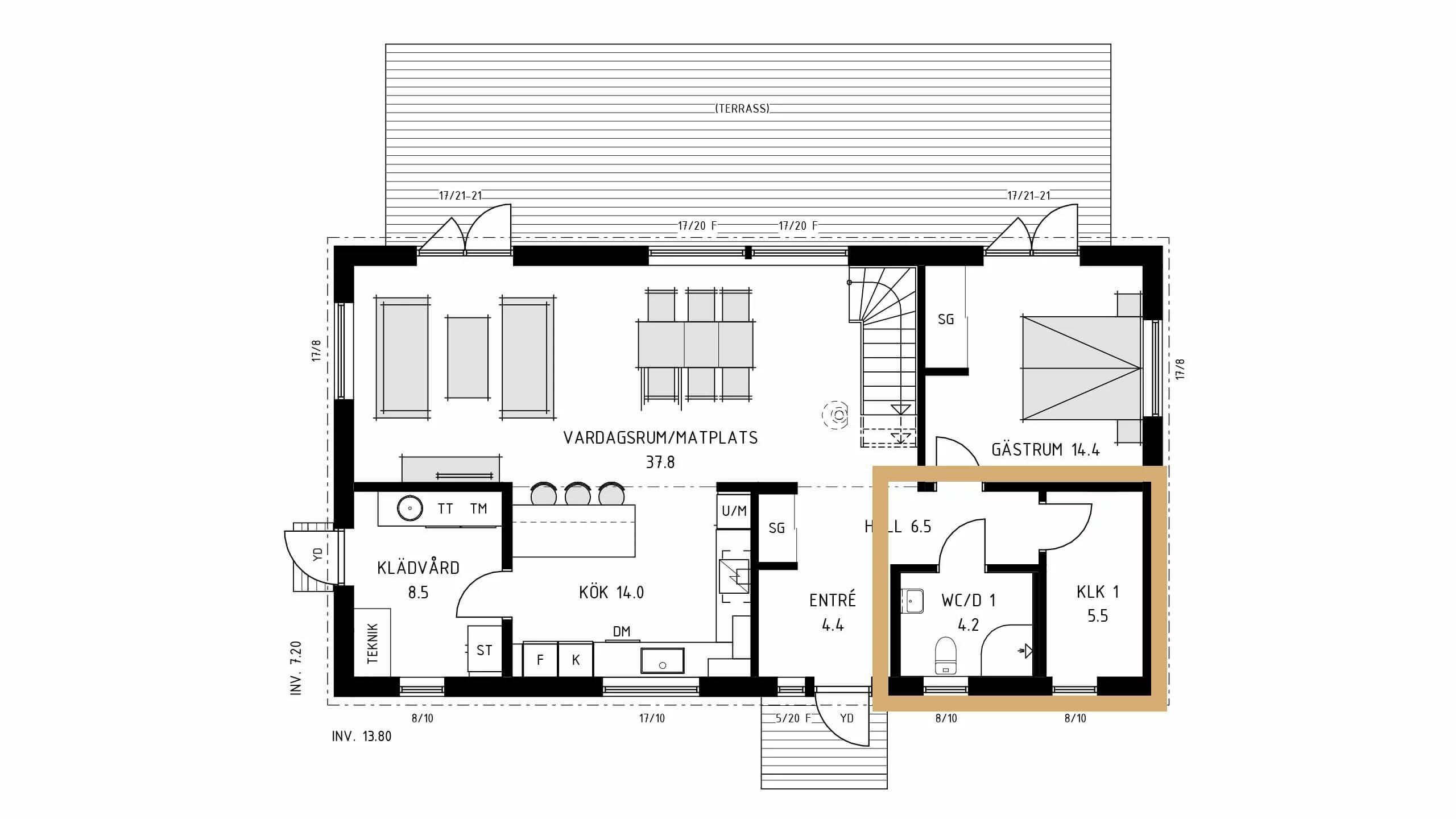 trivselhus villa klövsjö planlösning