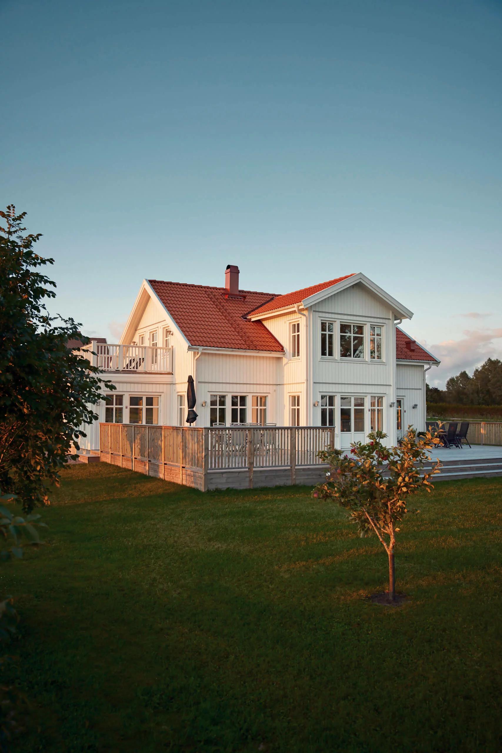 trivselhus villa mariefred fasad