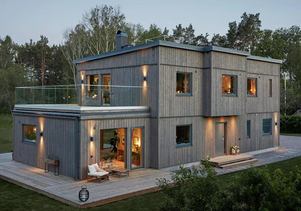 trivselhus villa svavelsö fasad bygga hus